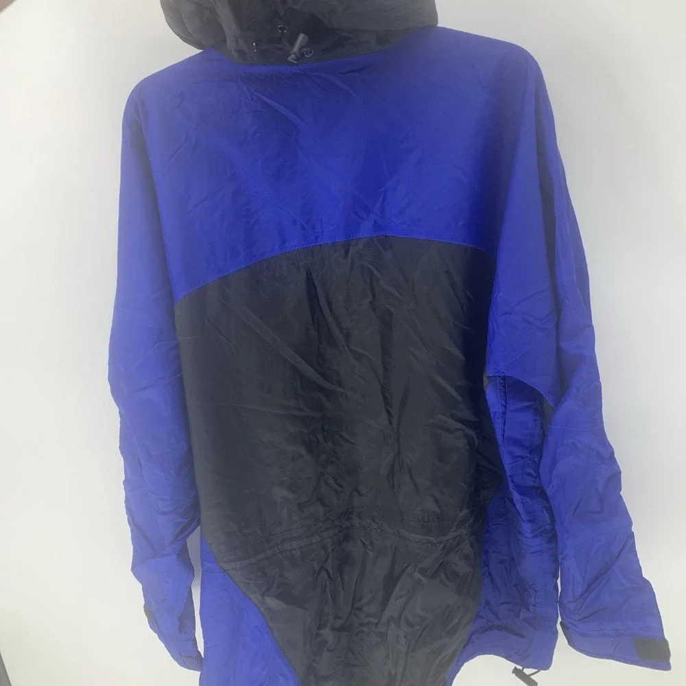 Stearns Dry Wear Water Proof Fishing Jacket Boating Cinch Waist BlueBlack Medium